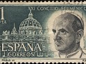 Spain 1963 Vatican Ecumenical Council 1 PTA Black & Green Edifil 1540. Uploaded by Mike-Bell